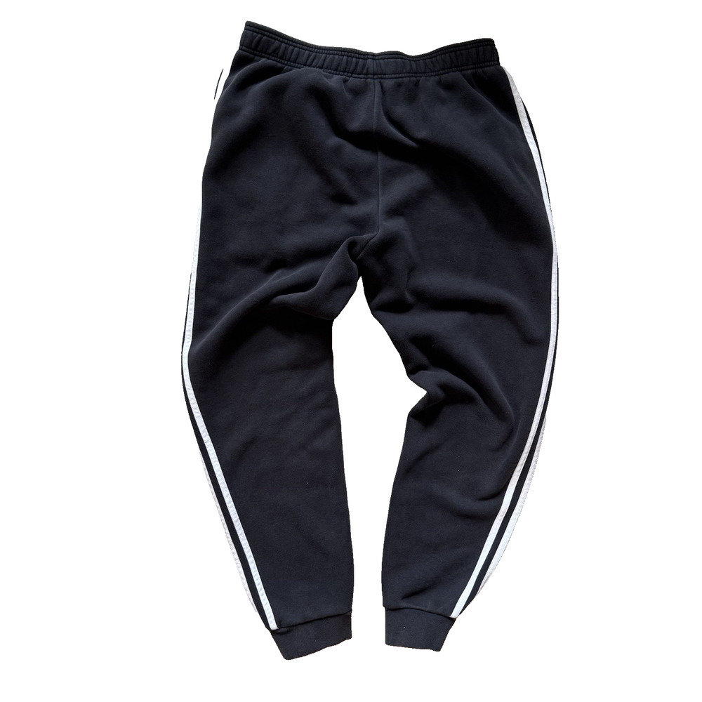 Adidas 3 Stripes Track Sweat Pants Jogging RN#88387 CA#40312 Black Sz L *Read - Picture 2 of 13